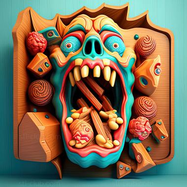 3D model Snack Attack Gluttonous Kabigon Huge Panic (STL)